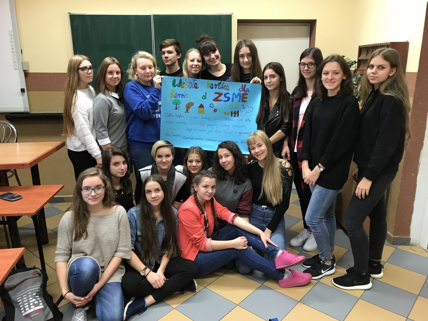 „Wesoła kartka dla  Remka od ZSM-E”