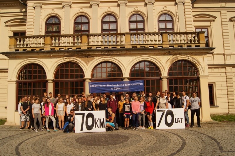 70 km na 70- lecie Zespołu Szkół Mechaniczno – Elektrycznych