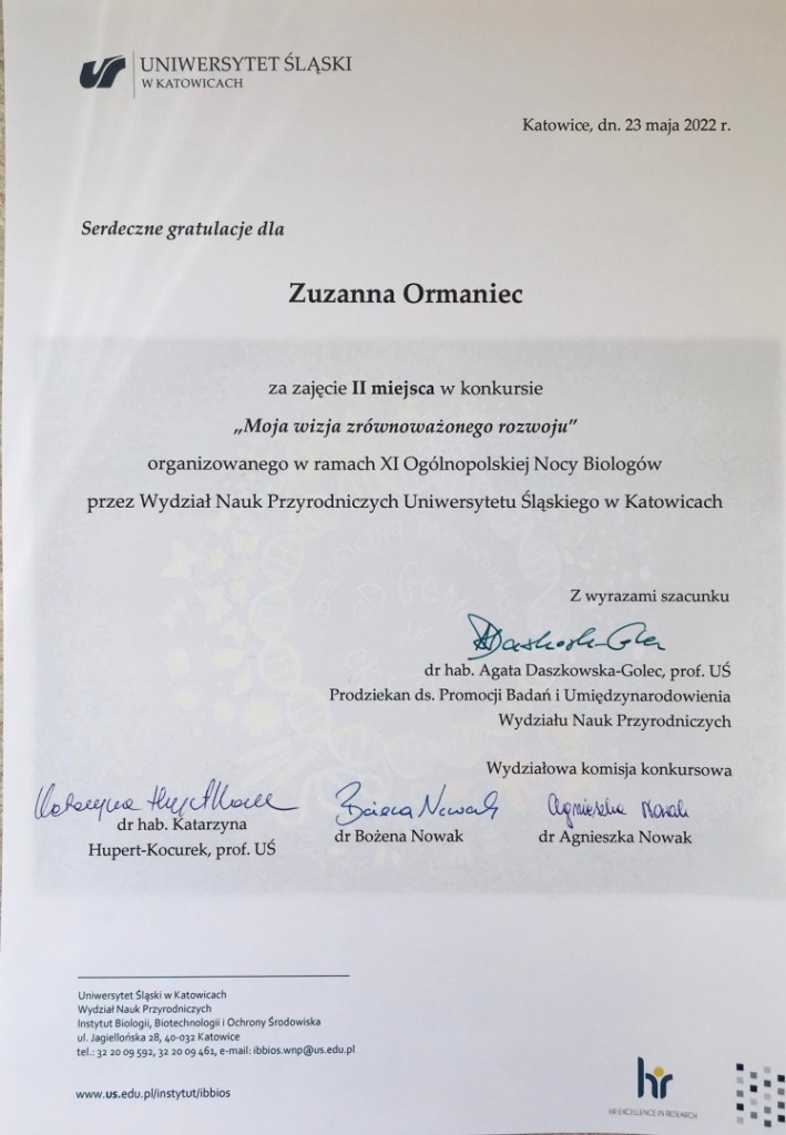 Konkurs w ramach XI Nocy Biologów